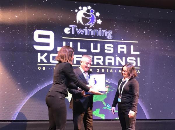 Bir ödülde eTwinning,den